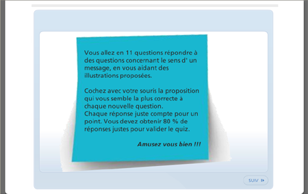 comprendre un message